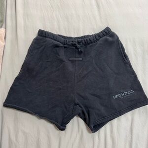 Essentials Black Men's Shorts